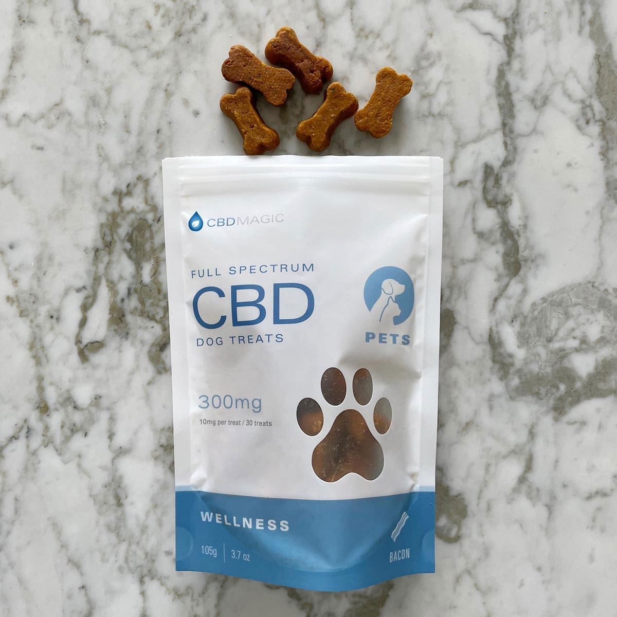 CBD Dog treats 300mg full spectrum open bag CBD Dog treats 300mg full spectrum open bag