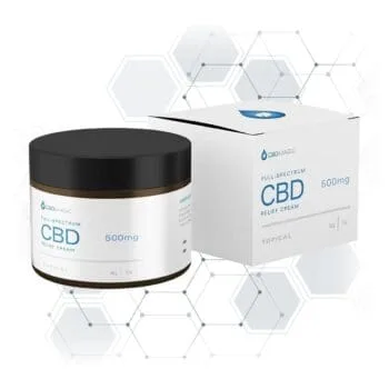 Rapid relief cbd pain cream 500mg full spectrum by cbdmagic