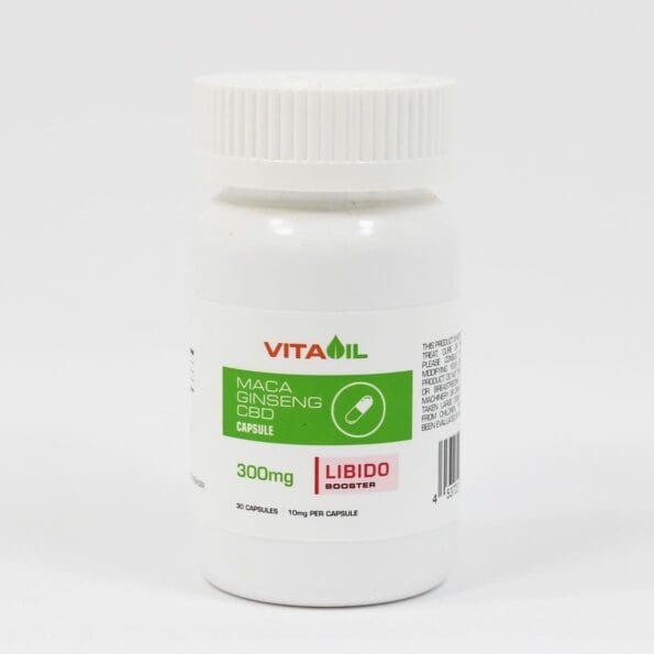 cbd libido capsules 300mg front view