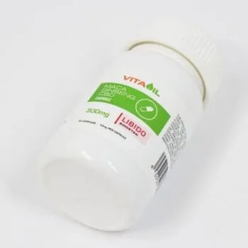 cbd libido capsules 300mg side view