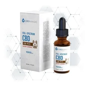 cbd oil tincture for pets 1000mg full spectrum bacon flavour