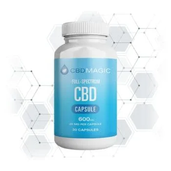 cbd pain pills 600mg full spectrum by cbdmagic
