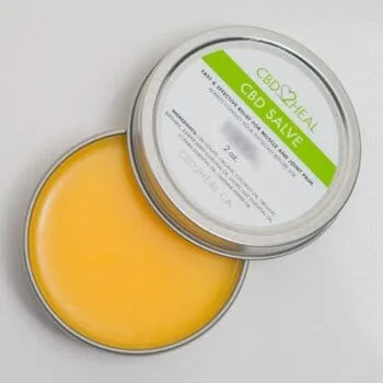 cbd salve for muscle and joint pain open lid