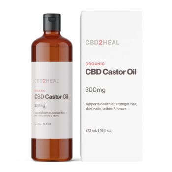 Huile de ricin CBD biologique, 300mg