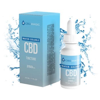 Huile de CBD soluble dans l'eau (à ajouter à la boisson), 250mg