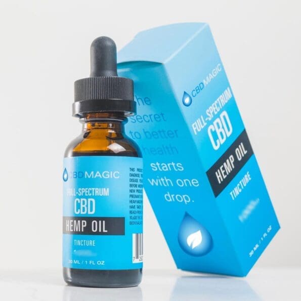 full spectrum cbd hemp oil 500mg box and bottle
