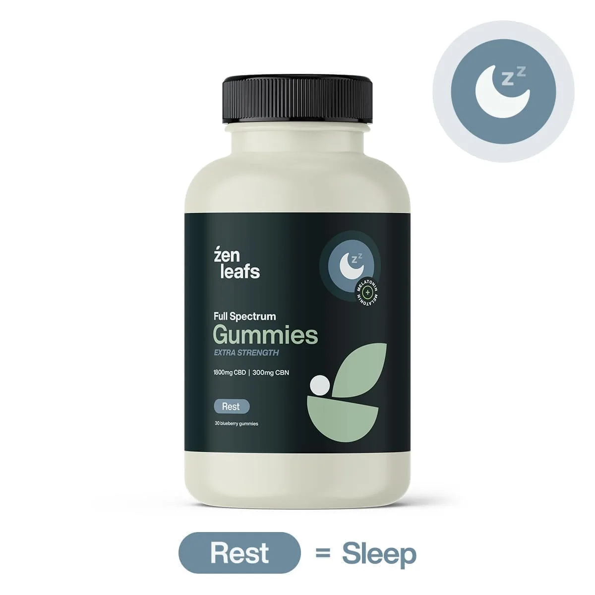 full spectrum cbd+cbn gummies for sleep 1800mg by zen leafs