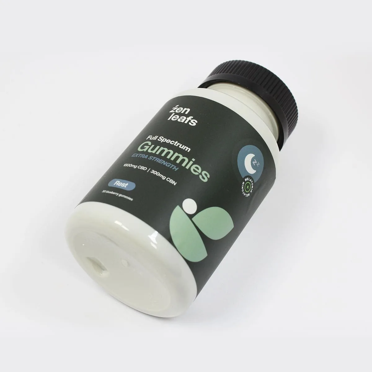 full spectrum cbd+cbn gummies for sleep 1800mg side view
