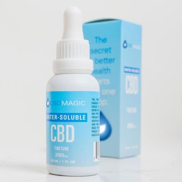 water soluble cbd tincture (add to drink) 250mg box and bottle