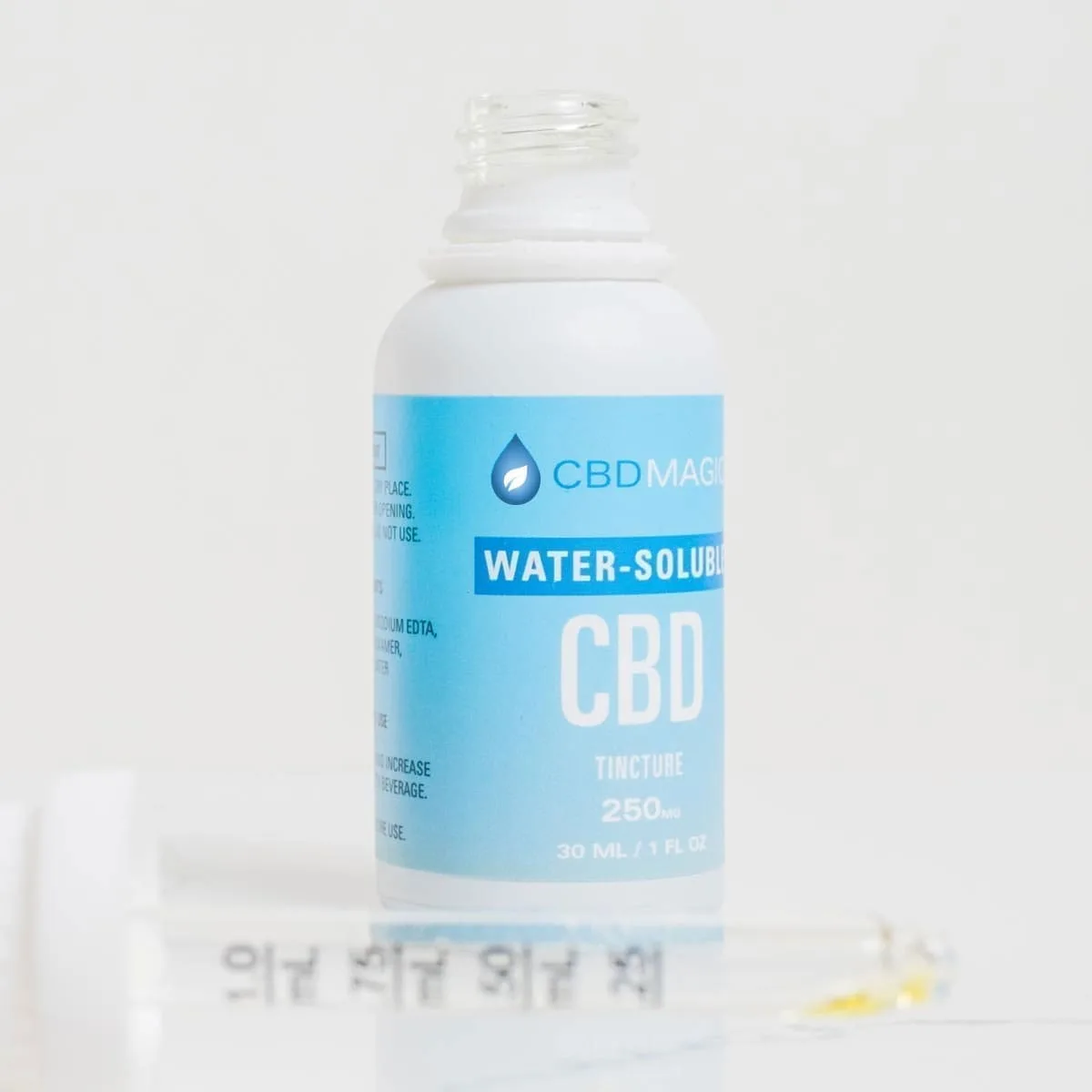 water soluble cbd tincture (add to drink) 250mg front view water soluble cbd tincture (add to drink) 250mg front view