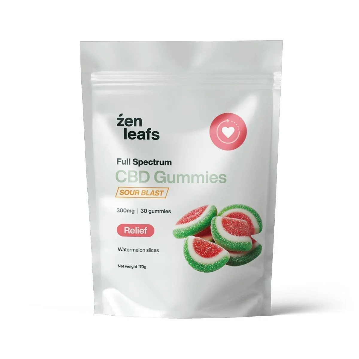 picture of a bag of zen leafs cbd gummies