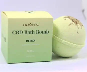 detox 200mg cbd bath bomb by cbd2heal