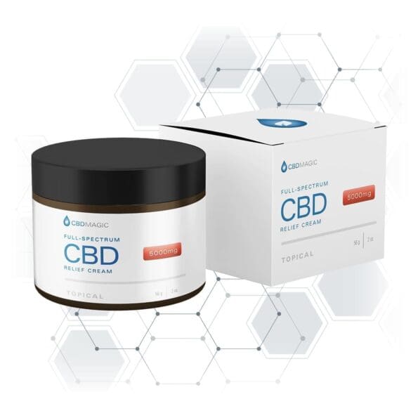 Rapid relief cbd pain cream 5000mg full spectrum by cbdmagic