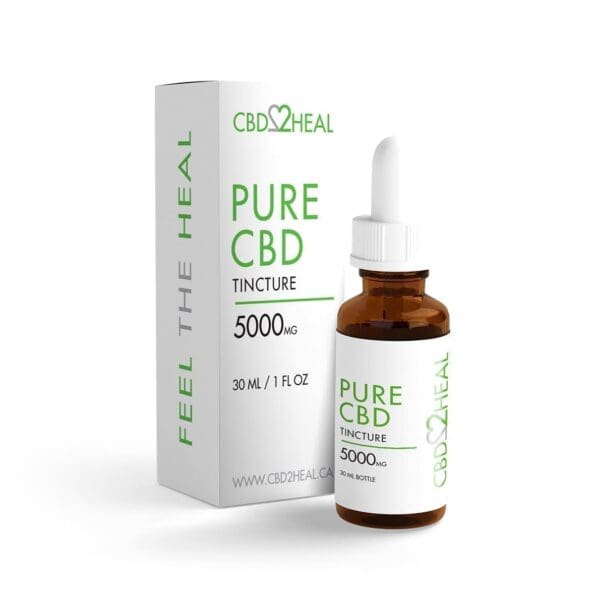 pure cbd oil tincture 5000mg by cbd2heal